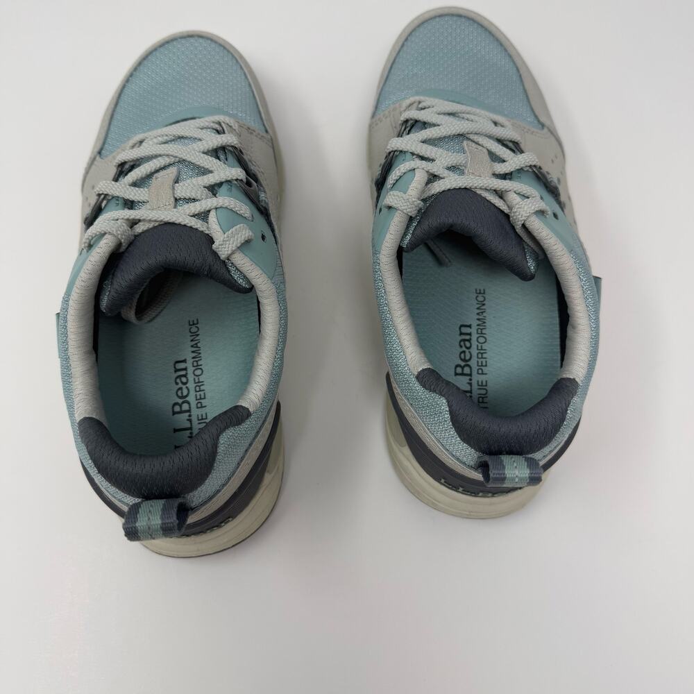 L.L. Bean's Walking Shoes Women's 7 Wide  Blue Grey Hiking Comfort EUC - Picture 9 of 12